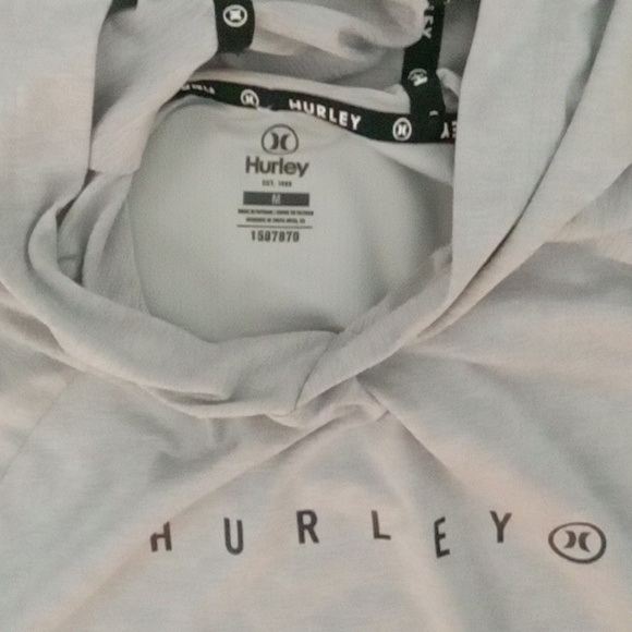 Hurley Light Gray Men's Hoodie - Picture 7 of 8